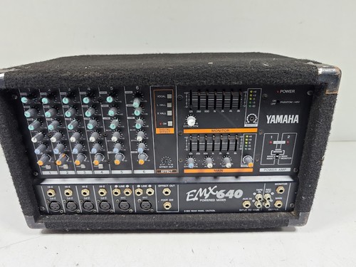 Yamaha emx640 alimenté mixer - yamaha,