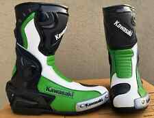 Kawasaki Ninja Leather Motorcycle Racing Boots Kawasaki Ninja