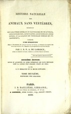 Jean Baptiste Pierre Antoine / Histoire naturelle des animaux sans vertèbres