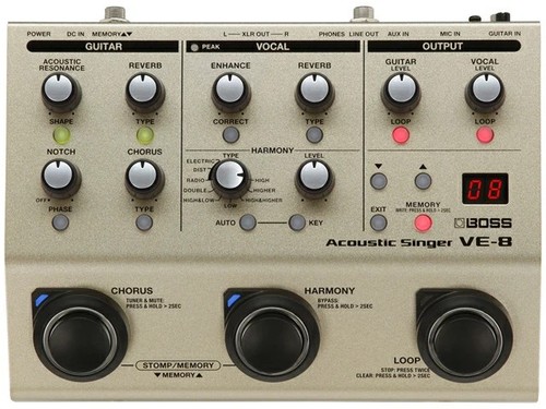 Boss acoustic singer - ve-8,
