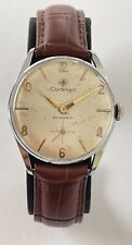 Vintage Grand Prix Cortebert Watch industrogradnja Zagreb SERVICED 34.86mm rare