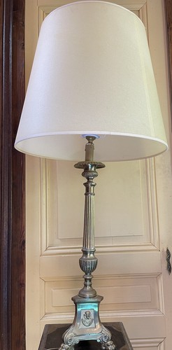 Lampe salon pied xixème - lampe,