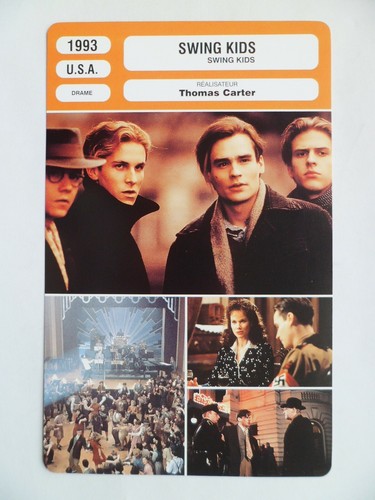 Carte fiche cinema 1993 swing - carte,
