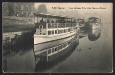 CPA Namur, Les bateaux Touristes Namur-Dinant 1908 