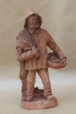Statuette figurine de pêcheur