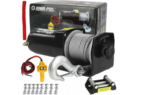 Treuil 12v 2000lbs atv - treuil, quad
