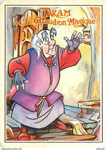 Carte postale disney taram - postale,