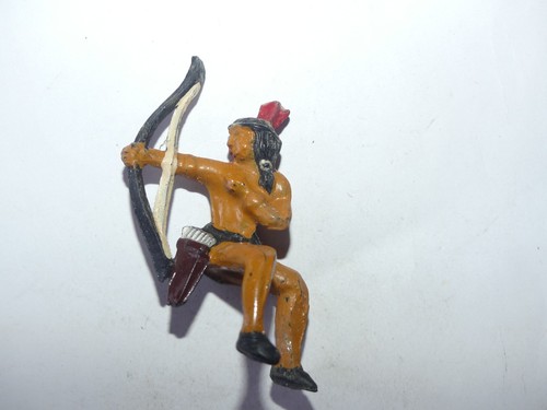 Figurine cavalier indien tire - figurine,