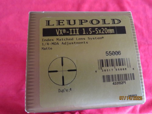 Leupold rifle scope - leupold, vx-3