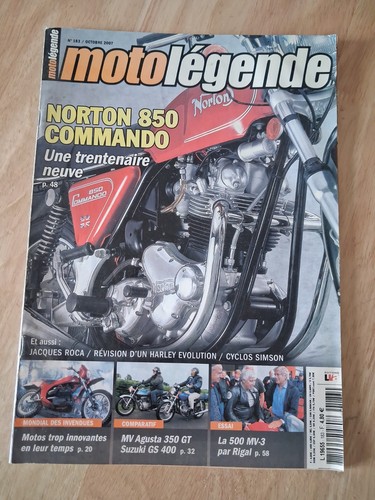 Moto légende 183 2007 norton - 2007,