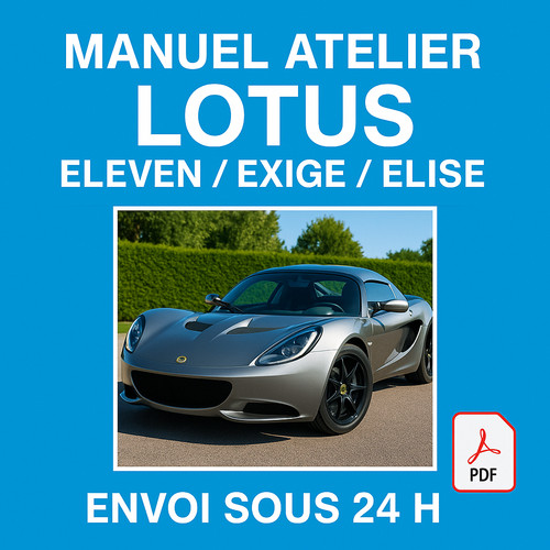 Manuel atelier lotus eleven - atelier,
