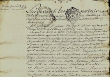 1777 Leail Taillefontaine GRAUX CHANDRILLIER innkeeper Villers-Cotterêts BACQUET