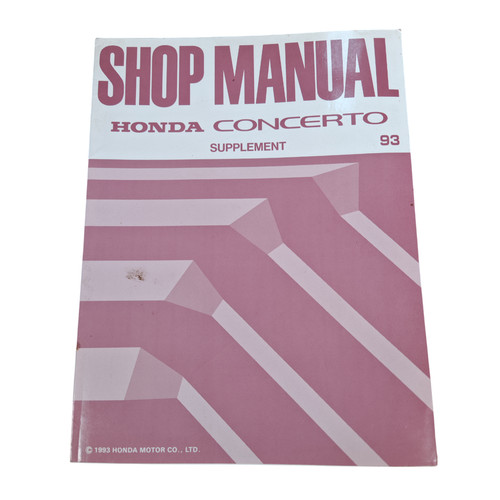 Manuel atelier honda - manuel,