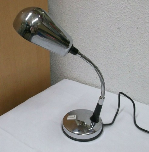Lampe table rétro chromée - lampe,