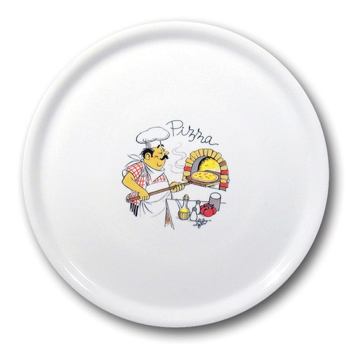 Assiette pizza en - assiette,