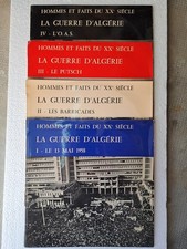 Lot de quatre disques vinyles 33 t guerre d&#039;Algérie