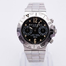 Bulgari Daigono Scuba Stainless Steel Watch SCB38S