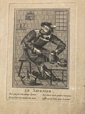 Gravure Portrait  XVIIIe