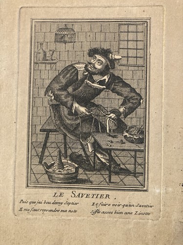 Gravure portrait xviiie - portrait,