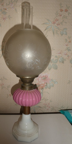 Superbe lampe pétrole - lampe, à
