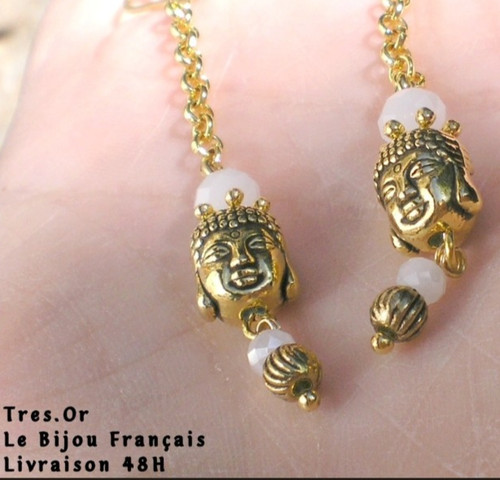Boucles oreille bouddha - boucles, &