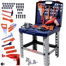 Workbench and Tools Built In A Portable Briefcase with Battery Operated Drill and...