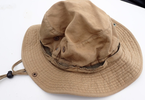 Chapeau brousse toile - toile, beige