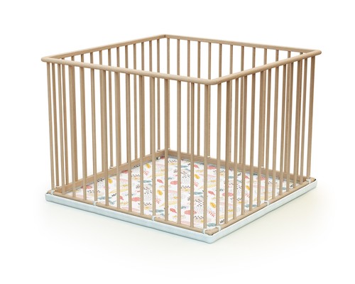 Parc bébé bois 100 x - ,