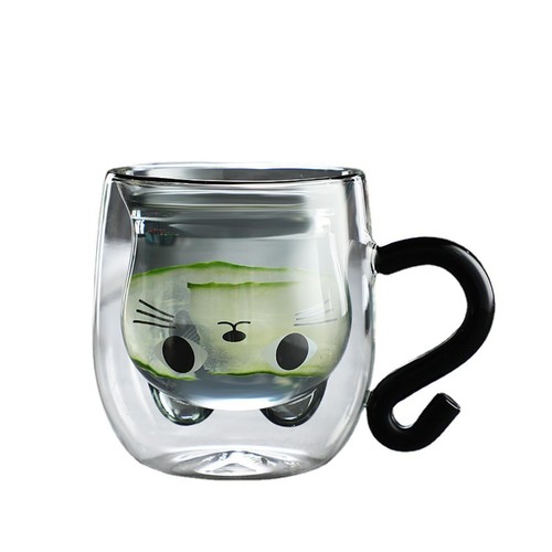 Tasse chat mignon double paroi - chat,