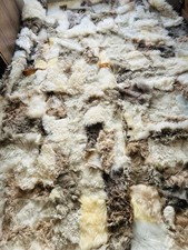 Toscaner Mouton Couverture Motifs Couvre-Lit en Fourrure, 200x160 Patchwork