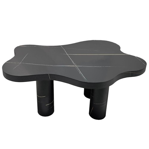 Table basse effet marbre - table,