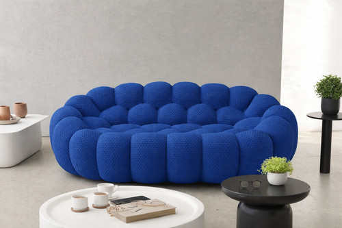 Canapé bubble bleu royal neuf - bubble,