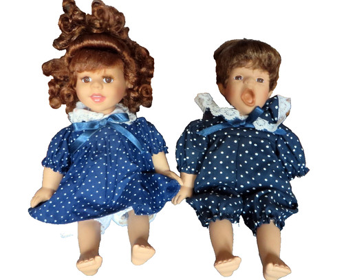 Poupees jumeaux frère et - poupees,