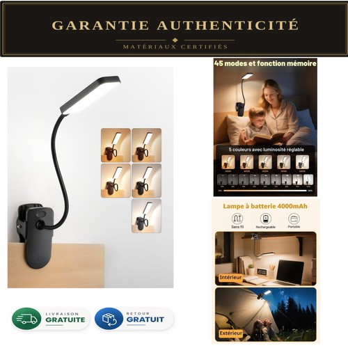Lampe bureau lecture niveaux - 9,