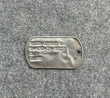 DOG TAG PLAQUE IDENTITÉ AMÉRICAINE USA I PAQUETAGE US AMÉRICAIN WWII WW2