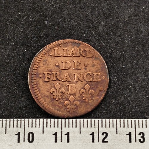Piece liard 1656 en - 1656,