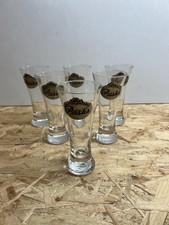 Pastis Lot Of 6 Tin Collection Glasses
