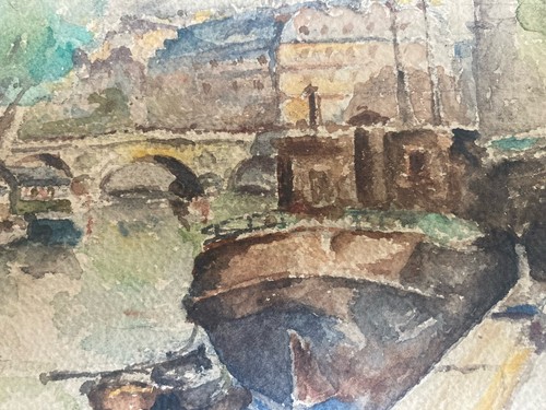 Belle peinture aquarelle - belle,