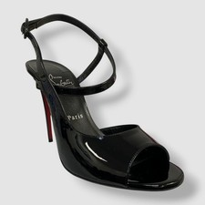 Christian Louboutin Women's Black Jenlove Peep Toe Right Shoe Only Size US-10