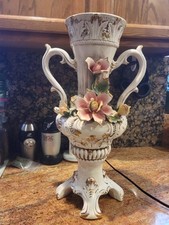 capodimonte porcelain italy vase