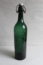 Ancienne bouteille 1L en verre " Bière supérieure Brasserie de Troyes "