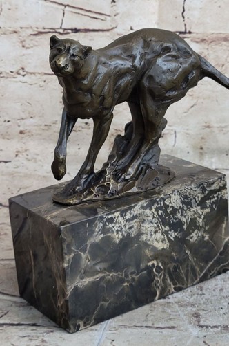 Bronze artisanal mountain - artisanal, lion