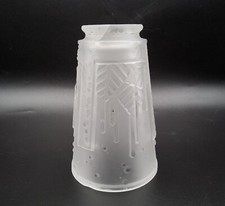 Tulipe en verre moulé pressé