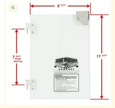 Great Northern 8oz Lincoln Popcorn Machine Left Door Replacement 83-DP5429