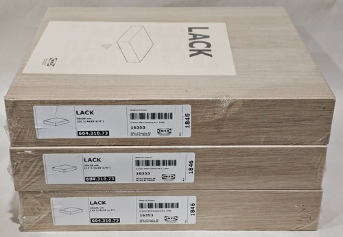 Three ikea lack - three,