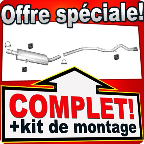 Ligne pot échappement pour - d'échappement,