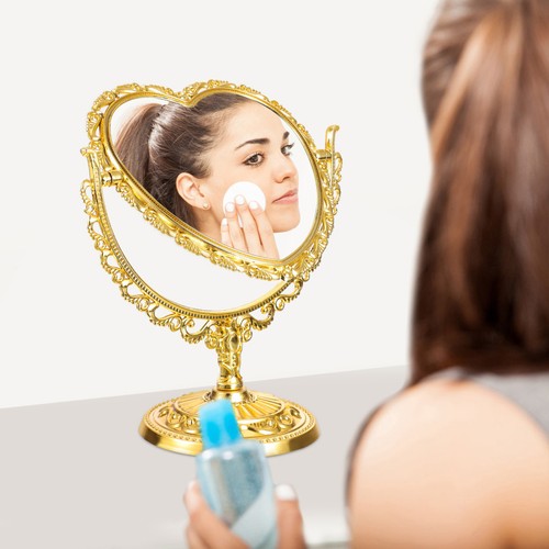 Miroir maquillage forme de - miroir,