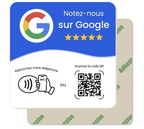 Plaque nfc avis google - nfc, +