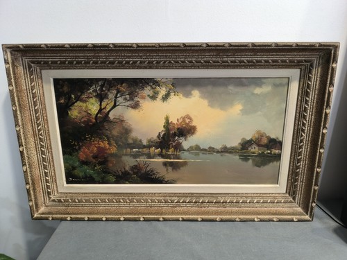 Tableau peinture huile sur