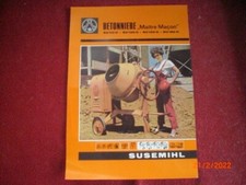 OLD CONCRETE ADVERTISING PROSPECTUS ""MASTER MACON"" SUSEMIHL